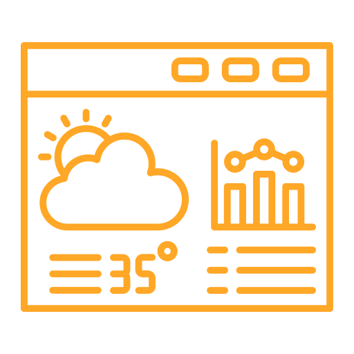 análisis de pronóstico icono gratis