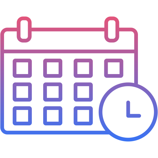 Timetable - Free Time And Date Icons