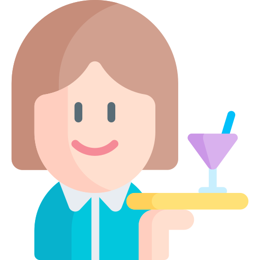 camarera icono gratis