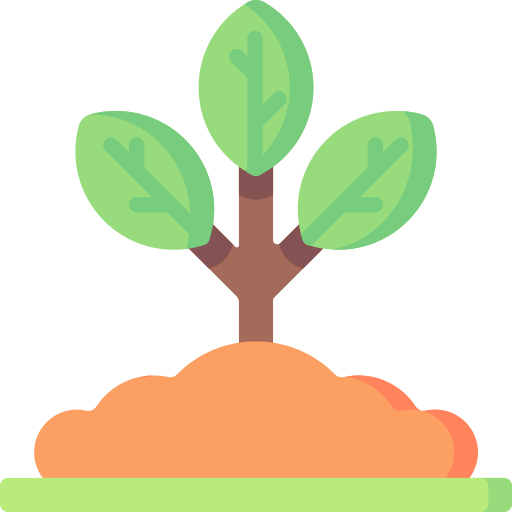 a base de plantas icono gratis