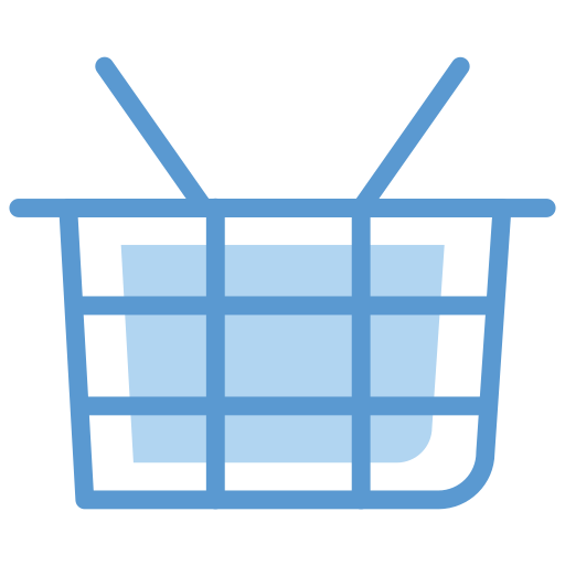 Shopping basket Generic Blue icon