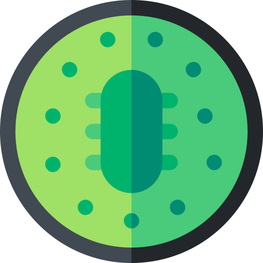 Bacterium Basic Rounded Flat icon