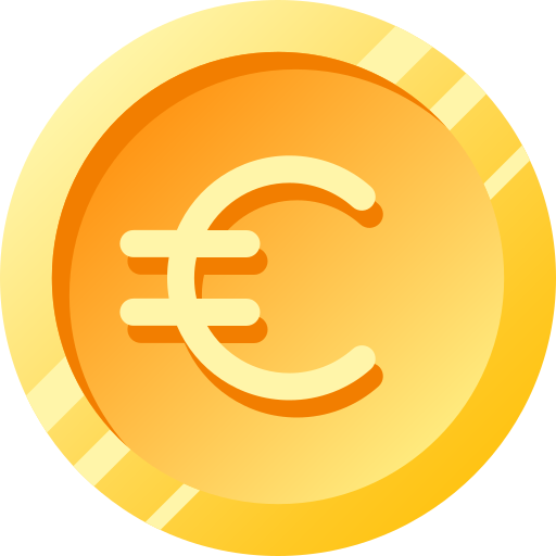 euro icono gratis