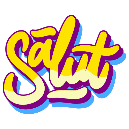 Salut free sticker