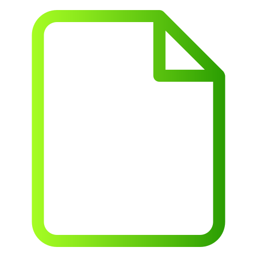 Document Generic Gradient icon