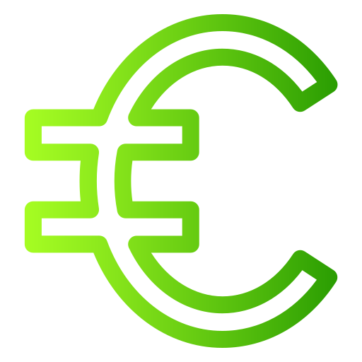 euro icono gratis