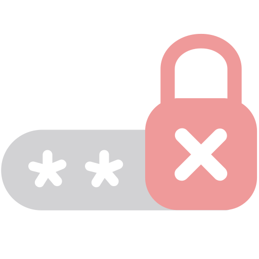 Password free icon Password free icon