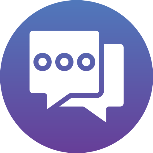 Chat Generic Flat Gradient icon