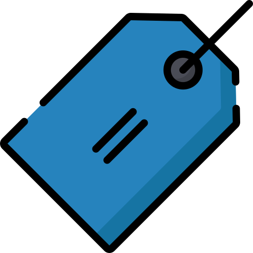 etiqueta de precio icono gratis