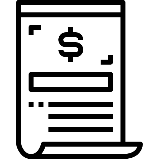 Bill free icon