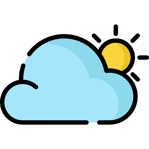 Cloudy Special Lineal color icon