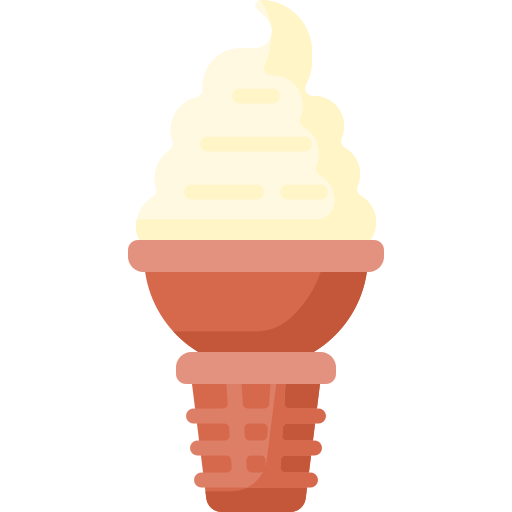 Ice cream Special Flat icon