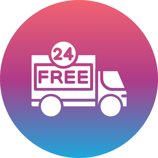 Free delivery free icon