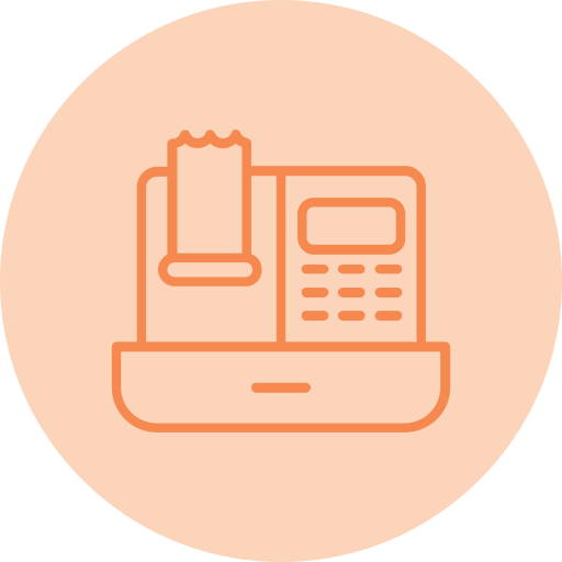 Cash register free icon