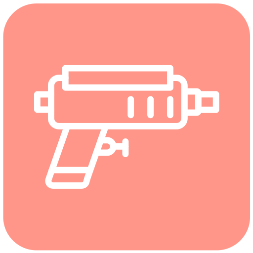 pistola de juguete icono gratis