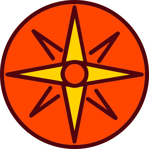 Compass Generic Outline Color icon