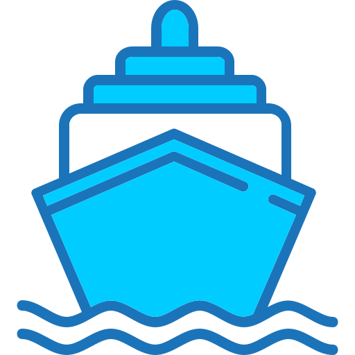 Ship icon Generic Blue