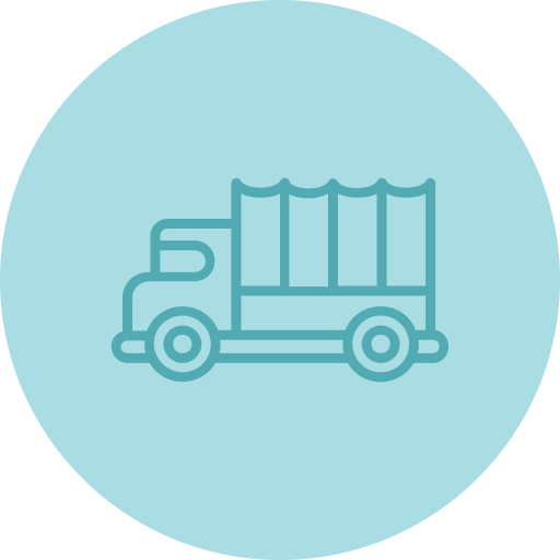 Military truck free icon