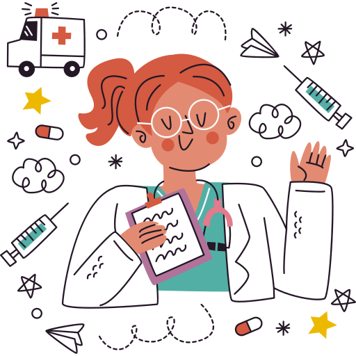 doctor gratis sticker