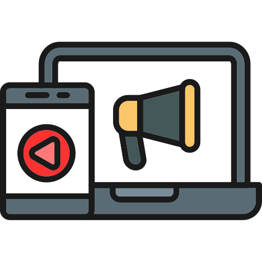 mercadeo social icono gratis