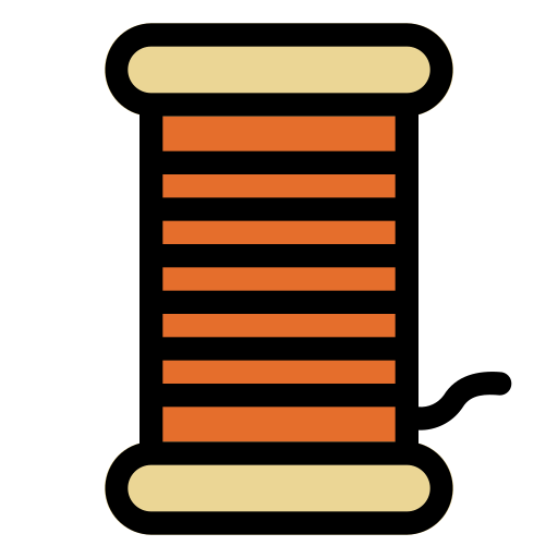 Thread Generic Outline Color icon