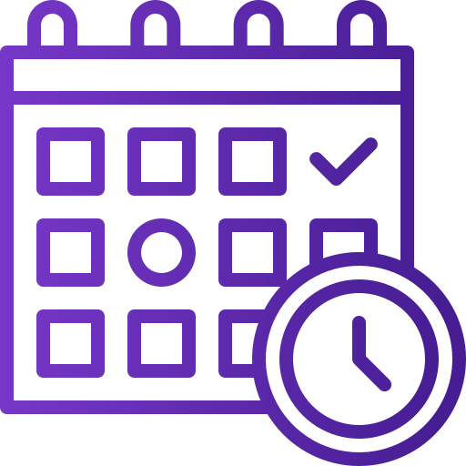 planificación del tiempo icono gratis