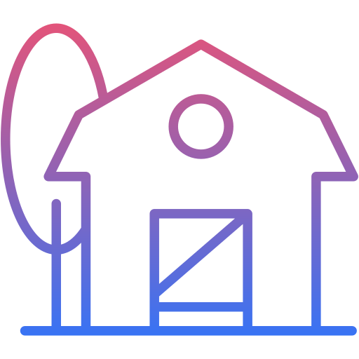 maison de ferme Icône gratuit