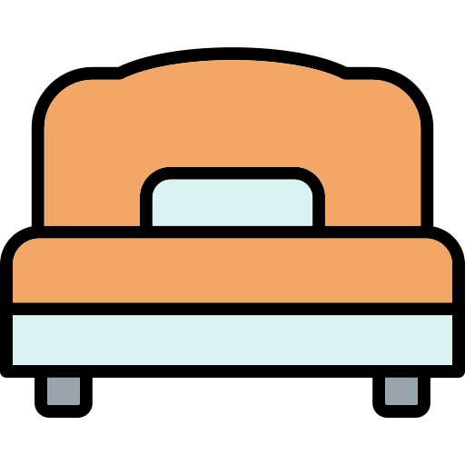 cama matrimonial icono gratis