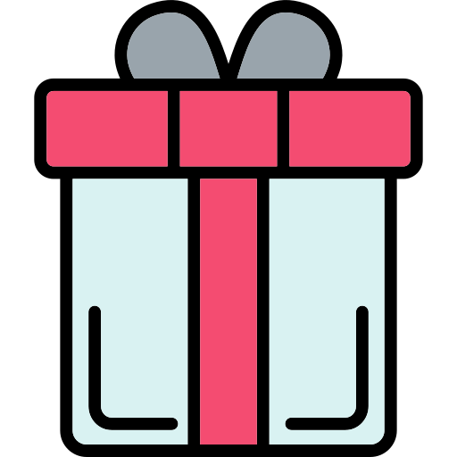 Gift box free icon Gift box free icon