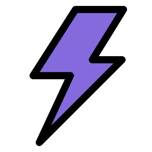 Bolt Generic Outline Color icon