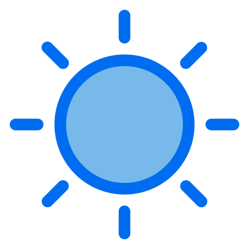 Sun Generic Blue icon