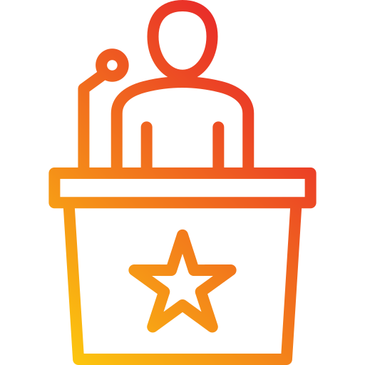 Public speaking free icon Public speaking free icon