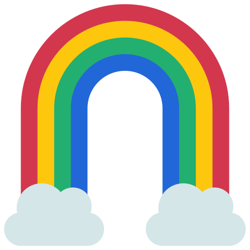 Rainbow free icon