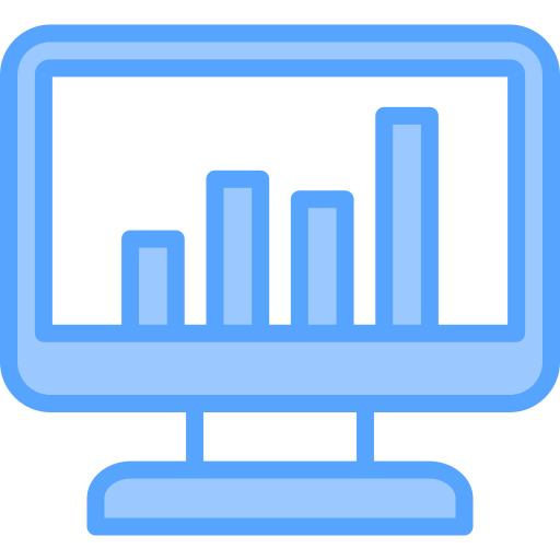 Statistics Generic Blue Icon