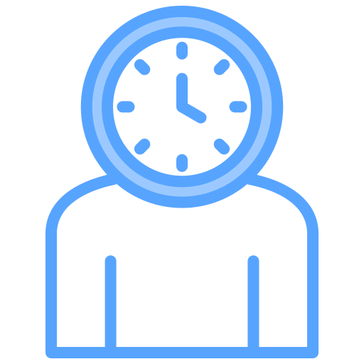 gestión del tiempo icono gratis