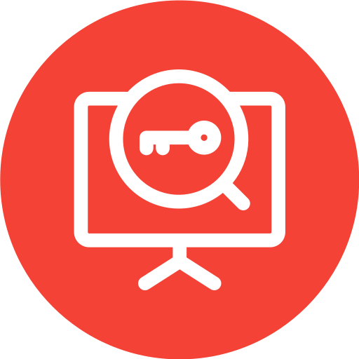 palabra clave icono gratis