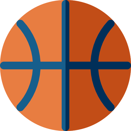 Basketball Basic Rounded Flat icon