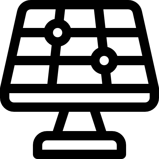 태양 전지 패널 무료 아이콘