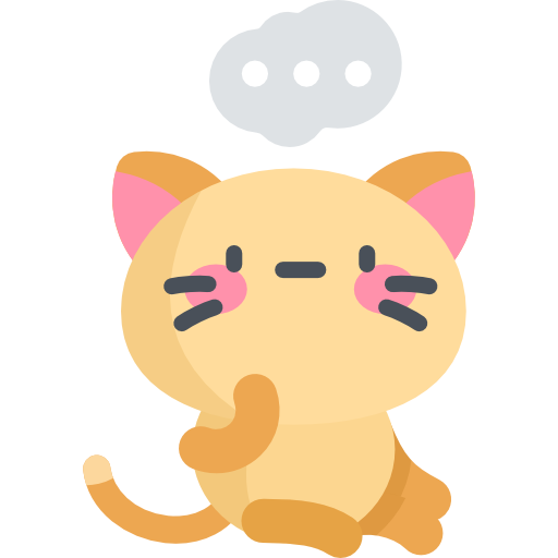 Cat Kawaii Flat icon