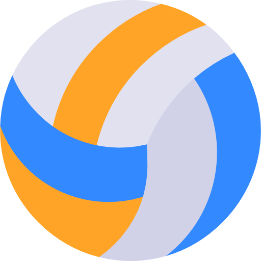 Volleyball Basic Rounded Flat icon