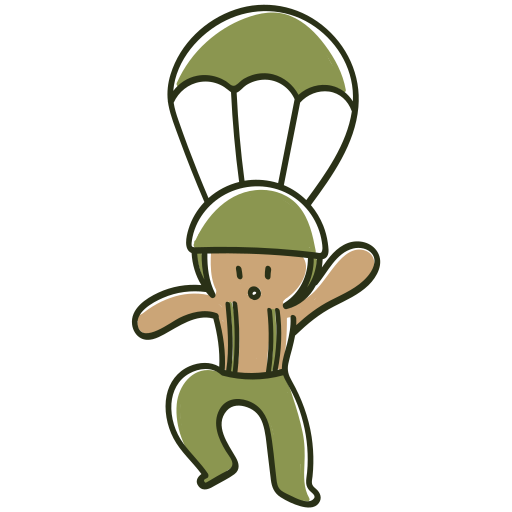 fallschirm kostenlos Sticker