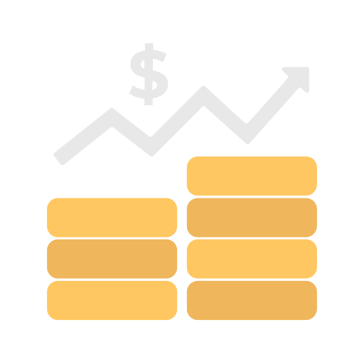 gráfico de crecimiento icono gratis