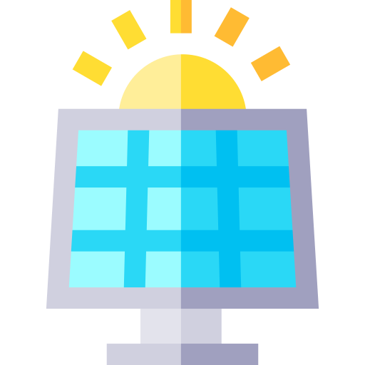 panel solar icono gratis