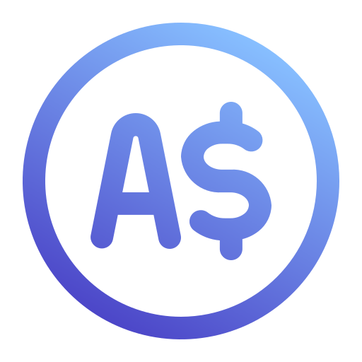 dollar australien Icône gratuit dollar australien Icône gratuit