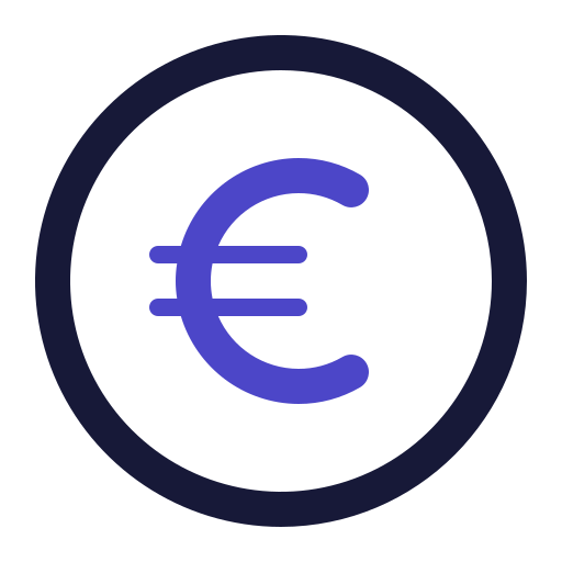 euro icono gratis