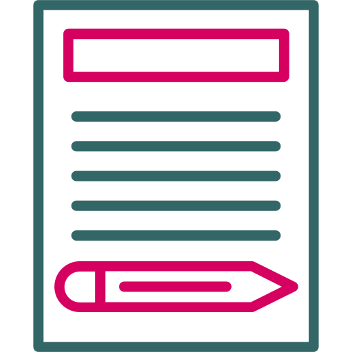 Agenda Generic Outline Color icon