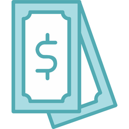 Cash Generic Blue icon