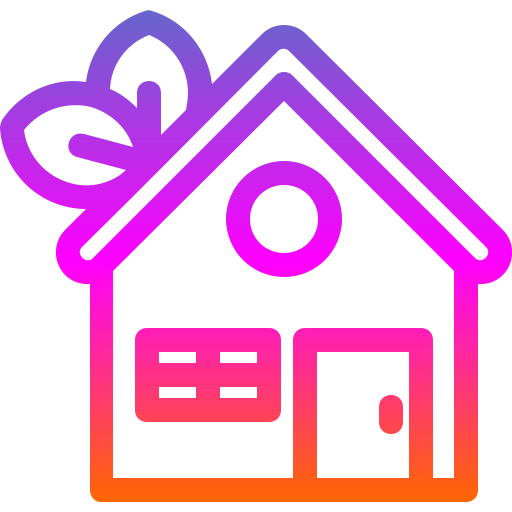 hogar ecológico icono gratis