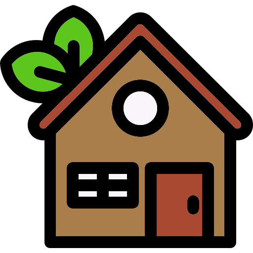 hogar ecológico icono gratis