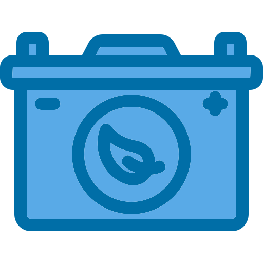 batería ecológica icono gratis